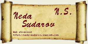 Neda Sudarov vizit kartica